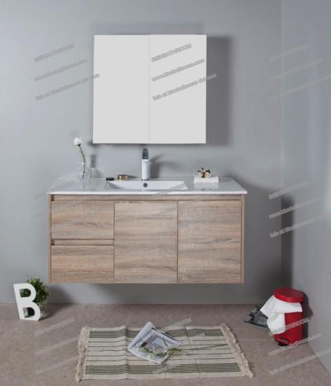 Wall Hung Modern Bathroom Cabinet With Shaving Mirror Cabinet