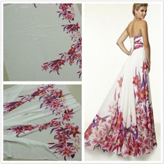 Aqua Floral Print 100% Viscose Fabric | Buy Online Now – Sew Me Something