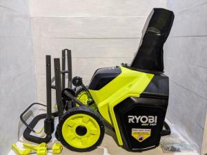 Wholesale electric blower: RYOBI 40V HP Brushless 18 in. Single-Stage Cordless Electric Snow Shovel Kit Blower KIT, N