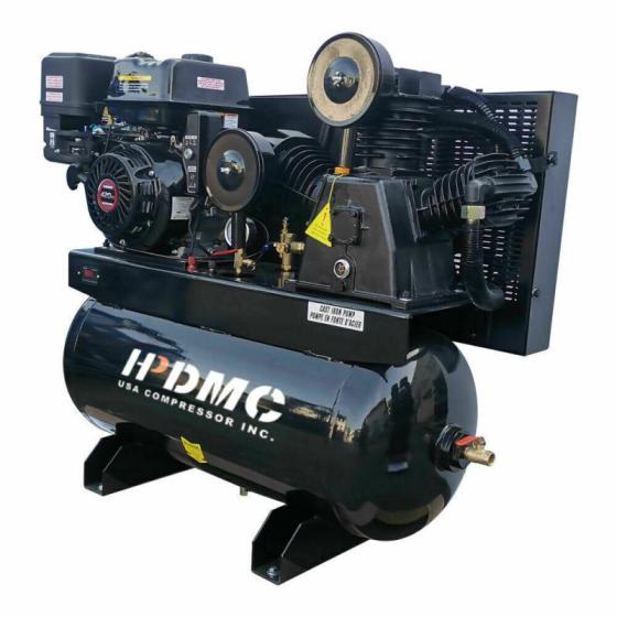 30 Gallon 420cc Truck Bed Air Compressor 13HP 2stage for Heavy Duty