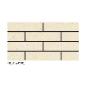 Wholesale wall tile: Modern Designs Commercial Facade Nature Thin Clay Brick Tiles Outdoor Wall Slip Yellwo Brick