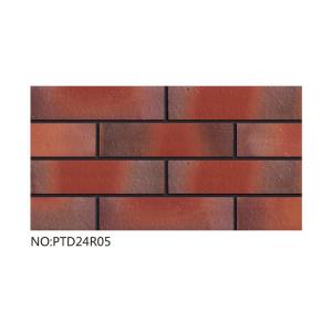 Wholesale outdoor decoration: High Quality Outdoor Wall Decor Thin Red Brick Slip Restorede Color Extruder Clay Bricks