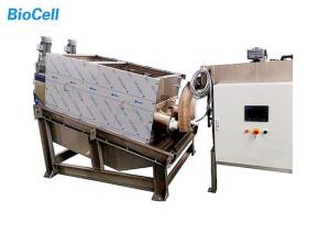 Wholesale press filter cloth: 24KW Nickel Plated Volute Sludge Dewatering Machine Screw Press Dewatering Device