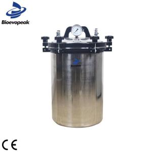 Wholesale steam sterilizer: Bioevopeak CE Certified 18L 24L Electric Heated Portable Autoclave / Pressure Steam Sterilizer