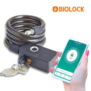 Wholesale low e glass: BioLock C3 Smart Chain Lock (Bicycle Lock with Backup Keys)