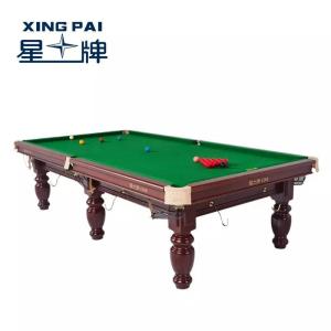 Wholesale wood table: 10 Ft Star Professional Standard 100% Solid Wood Snooker Table