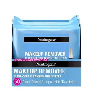 Wholesale makeup: Neutrogena Cleansing Fragrance Free Makeup Remover Face Wipes, Cleansing Facial Towelettes for Water