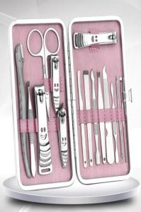 Wholesale steel cutter: Professional Manicure/Pedicure Scissor/Face Care Tool Set of High Quality Stainless Steel