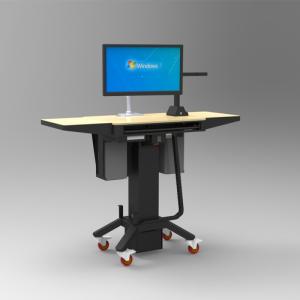 Wholesale u: Electric Height Adjustable / Audio Visual System /Computer Desk with 24inch
