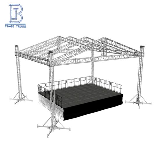 Favorable Square Stage Totem Lighting Truss Used for Concert Aluminum ...