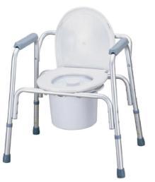 Wholesale knock down: Deluxe Aluminum Shower Commode Seat with Backrest