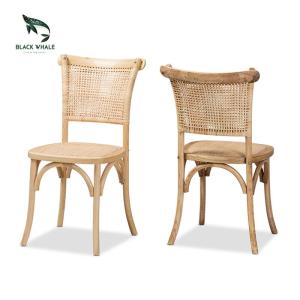 Wholesale wicker: Accent Cadeira Antique Dinning Room Cane Manufacturer Dining Restaurant Wood Rattan Wicker Chairs