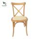 Stackable Antique Cross Back Restaurant Coffee Party Wood Event Hotel Banquet Wedding Chairs