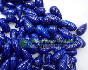 Wholesale loose beads: 6x9mm Lapis Lazuli Teardrop Loose Gemstone Beads