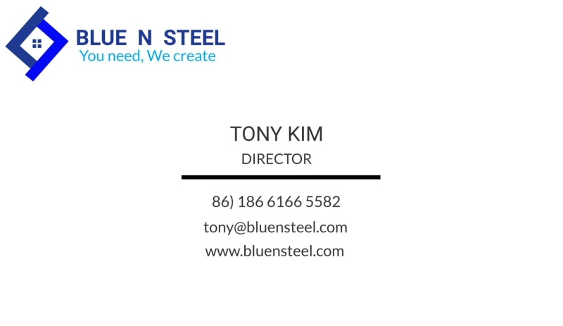 Blue N Steel Company Logo