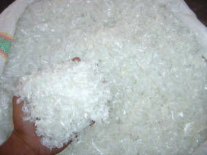 Wholesale drum scrap: Clear PET Flakes