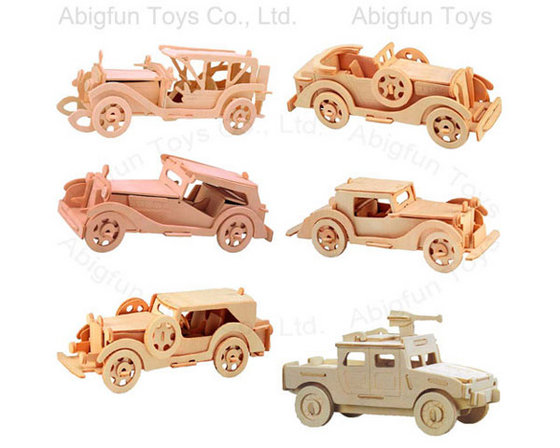 Wood Craft Kit Car (Automobile) Construction Model