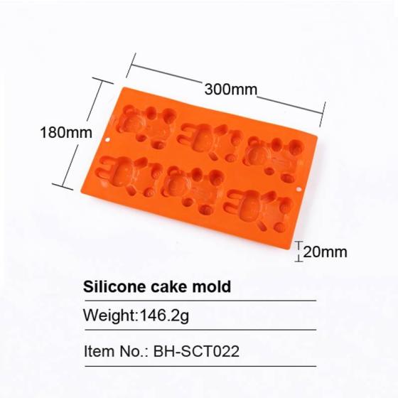 Sell Silicone Bear Baking Mold
