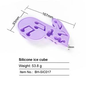 Wholesale handmade soap: Musical Note Silicone Ice Cube Tray