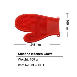 Wholesale silicone oven glove: Silicone Kitchen Glove