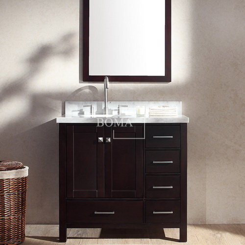 48 Inches in Freestanding Contemporary Single Sink Bathroom Vanity for ...