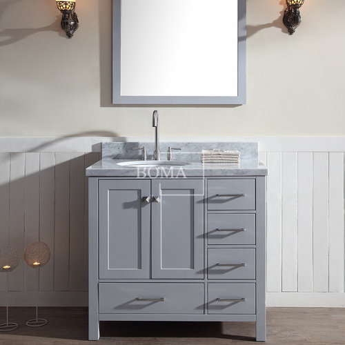 36 Inch Mirrors Grey Bathroom Sink, 36 In Vanity Cabinet