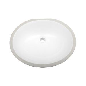 Wholesale bathroom and kitchen fixtures: Oval Ceramic Undermount Bathroom Sink