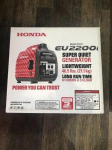 Wholesale portable generator: Honda EU2200i 2200-Watt 120-Volt Super Quiet Portable Inverter Generator