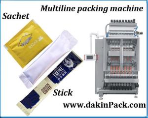 Wholesale Packaging Machinery: Multi-lane Granule Packing Machine, Multi-row Four-side Sealing Granule Packaging Equipment