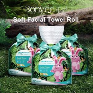 Wholesale cotton towel: Bonyee Makeup Cotton Tissue Disposable Soft Facial Towel Roll for Cleansing
