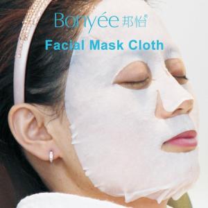 Wholesale spunlace nonwoven: Customized 100%Viscose Facial Mask Cloth Spunlace Nonwoven OEM Face Masks