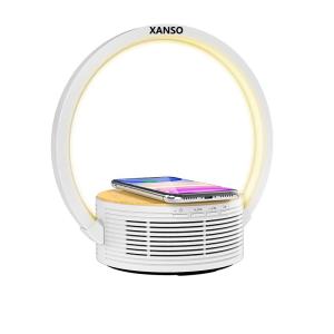 Wholesale aluminum bluetooth speaker: XANSO 3 in 1 Multifuntion Desktop Bluetooth Speaker and Wireless Desk Lamp