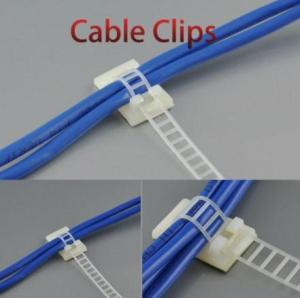 Wholesale adhesive tie mounts: 3M Self-adhesive Nylon Wire Tie Cable Clamp Adjustable Mount Cable Clips Holder