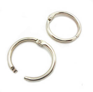 Wholesale binder clips: Fashion Metal Binder Ring