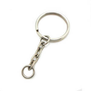 Wholesale key chains: Fashion Metal Split Ring Key Chain