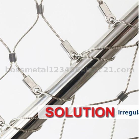 Flexible Stainless Steel Wire Rope Cable Mesh Stainless Steel Cable ...