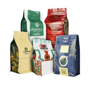 Wholesale seamless: Custom Coffee Bag Printing Flat Bottom Pouches Packaging Factory