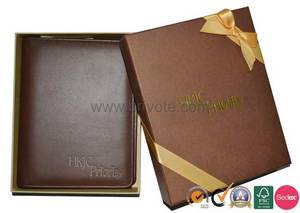 Wholesale coated duplex board: PU Leather Notebook