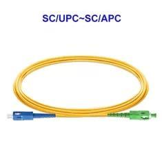 Wholesale Fiber Optic Equipment: SC UPC SC APC Fiber Optic Cable Single Mode Single Core with Connector
