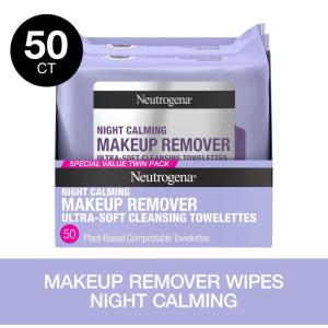 Wholesale makeup: Neutrogena Makeup Remover Night Calming Wipes&Cleansing Towelettes