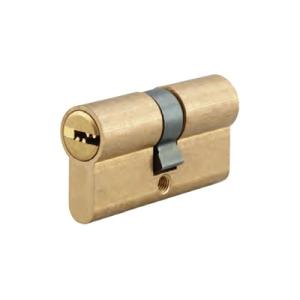 Wholesale lock cylinder: Euro Profile Solid Brass Cylinder with Steel Computer Key for Mortise Lock