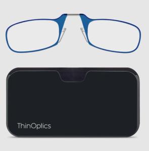 Wholesale titanium optical: ThinOptics Secure Fit Armless Ultralight Reading Glasses 2.50 Universal Pod Case
