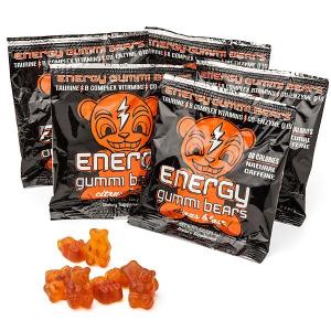 Wholesale delicious: Energy Gummy Bears Single Packs (Gummy Candies)