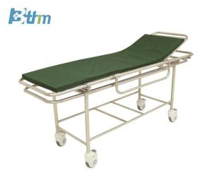Wholesale emergency stretcher: Stainless Steel Four Wheeler Stretcher Cart    Stretcher Trolley