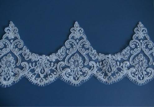 lace border fabric