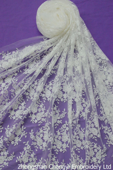 Ivory Embroidery Lace Fabric For Wedding Dress Id 7976586 Product Details View Ivory