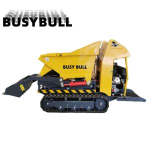 Wholesale Construction Machinery Parts: BUSYBULL Automatic Petrol MINI  Liftable Self-loading Crawler Dumper with 1.2m Liftable Dumper