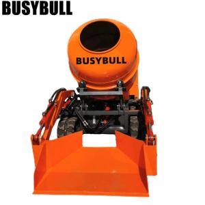 Wholesale small mixer: BUSYBULL Factory Price Mini Self -loading Concrete Mixer for Construction BCM-300/BCM-400