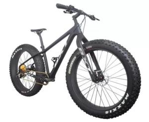 Wholesale carbon bike: Snow Beach Carbon Mountain Bike Fat Tire Bicycles Full Carbon Fiber 26 4.8 Tires
