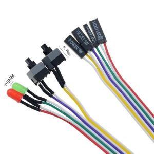 Wholesale slim led panel: 65CM Slim Computer Motherboard Power Cable Wire Harness 28AWG 26AWG 24 AWG Wire